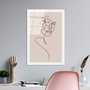 Wallity Cuadro Decorativo de Vidrio Templado Multicolor 30 x 45 cm
